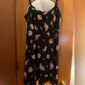 Torrid Challis Floral Print Dress
